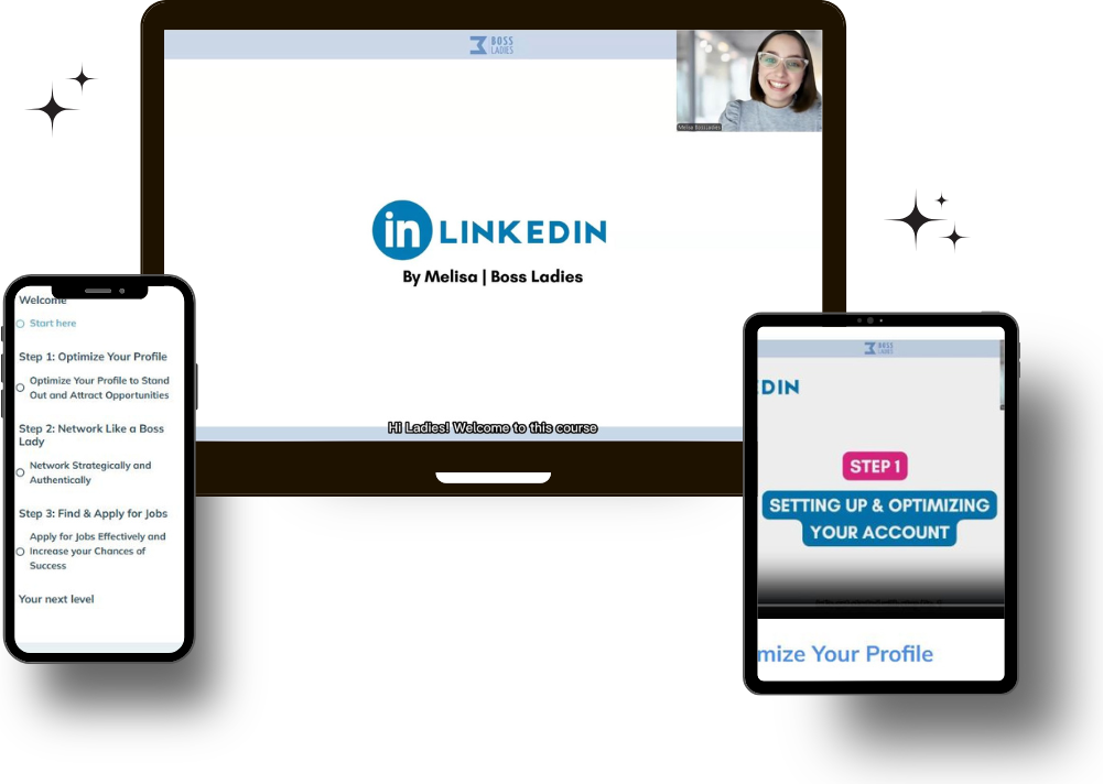 Preview del curso LinkedIn by Melisa | Boss Ladies