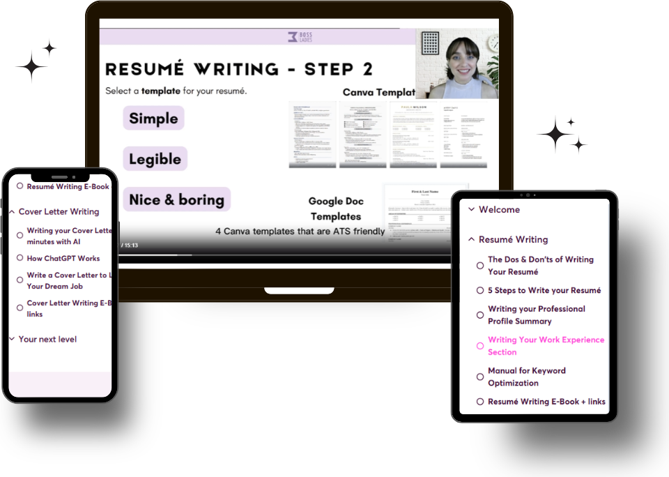 Preview del curso Resume & Cover Letter in English